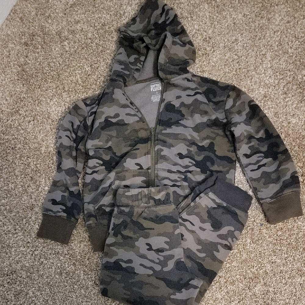 Jumping Beans Soft Fleece Camouflage Jacket